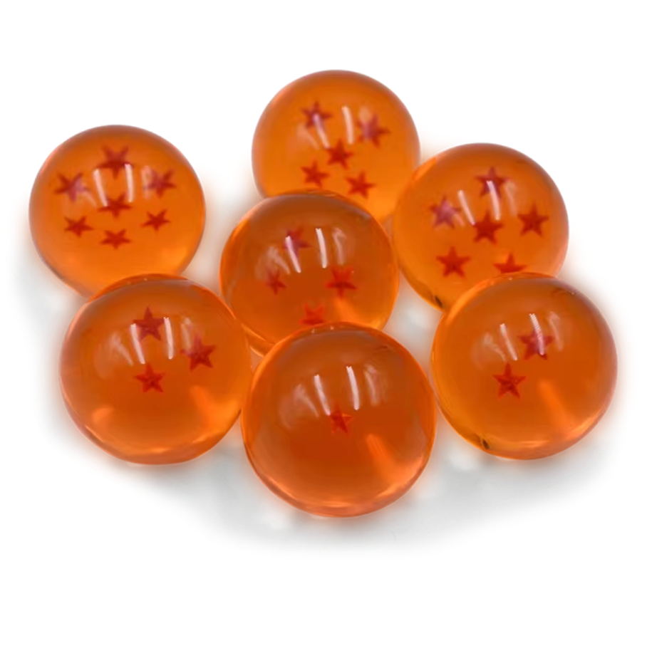 Esfera de cristal 3D Bola de Dragón con luz LED encendida sobre base de madera, detalle – LuxeOrb3D